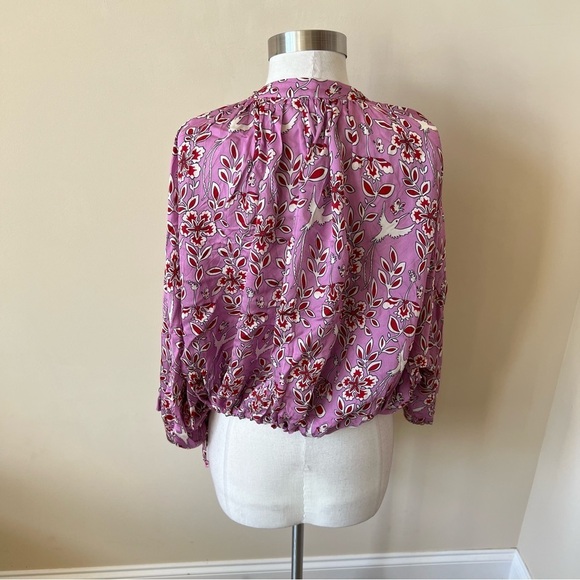 RHODE Helene flowy floral patterned top 13731 - Picture 9 of 12